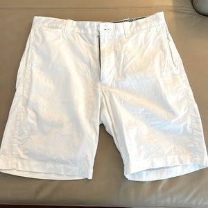 Men’s white shorts. 30 inch waist 9 inch inseam.